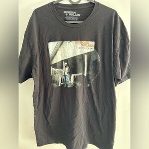 Morgan Wallen One thing at a time Country Concert Band Black shirt 2xL